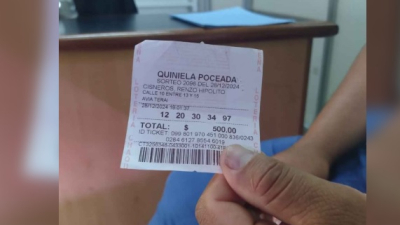 Poceada: peón rural se alzó con premio millonario