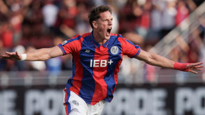 San Lorenzo celebró ante la "T" con un golazo de Vombergar