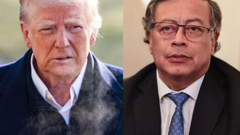 Petro se negó a recibir colombianos deportados, pero tras sanciones de Trump mandó un avión a buscarlos