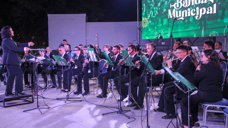 La Banda Municipal de Música celebró sus 90 años en un nuevo aniversario de Resistencia