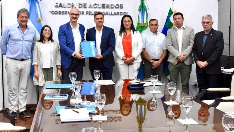 El gobierno del Chaco firmó un convenio de cooperación con Unicef