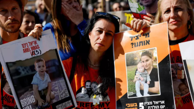 Israel le dio el último adiós a Shiri, Ariel y Kfir Bibas