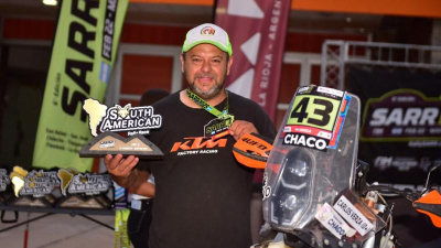 Carlos Verza tuvo buen debut al hacer podio en motos