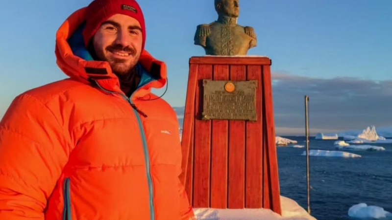 El primer ingeniero argentino recibido en la Antártida