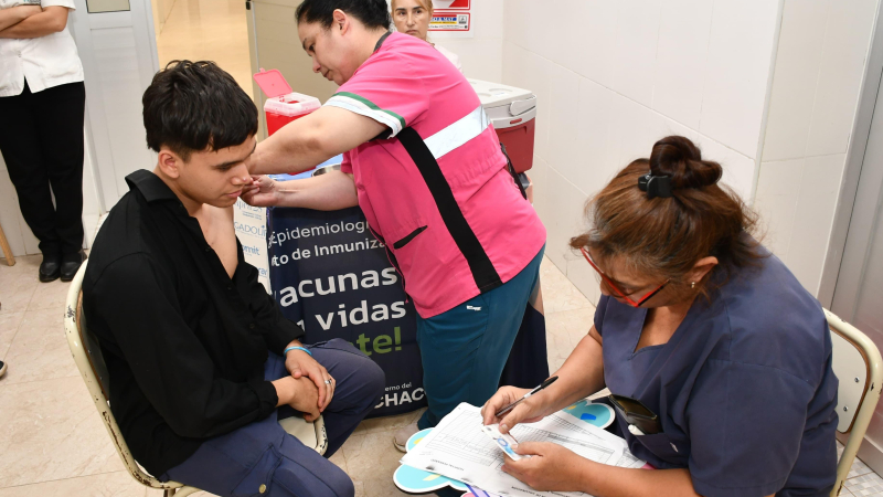 Continúa la vacunación antigripal en el Chaco