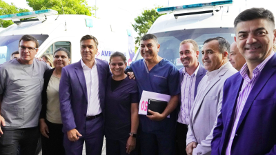 Margarita Belén: nueva ambulancia para fortalecer la atención de la salud