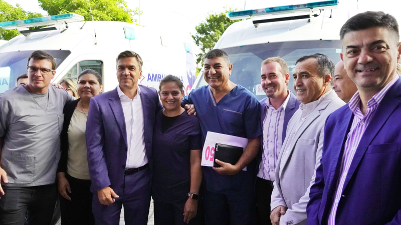 Margarita Belén: nueva ambulancia para fortalecer la atención de la salud