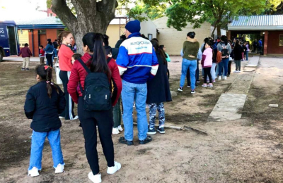 Operativo para el control visual y confección de anteojos en Miraflores