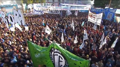 El mensaje de Cristina Kirchner emitido en Plaza de Mayo