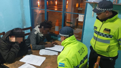 Demoran a dos colombianos con ingreso irregular al país en control vial