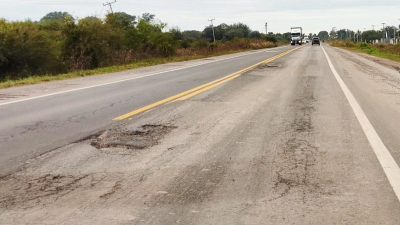 Siguen los reclamos por el mal estado de las rutas