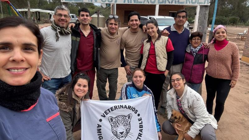 Los Veterinarios Amigos del Impenetrable realizaron un nuevo operativo
