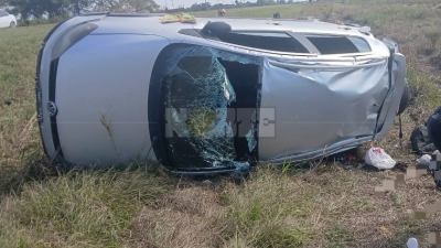 Una mujer murió en un vuelco en la ruta nacional 16