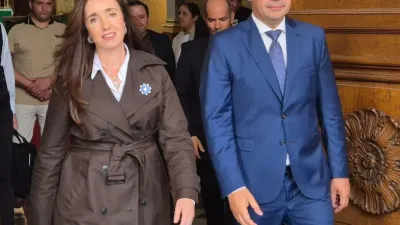 Villarruel compartió un acto institucional con Valdés en medio de la tensión con Milei