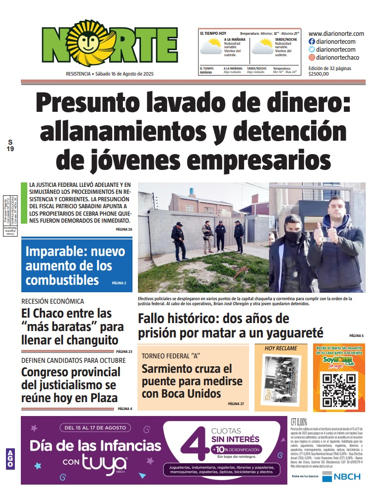 Edición del 16/08/2025
