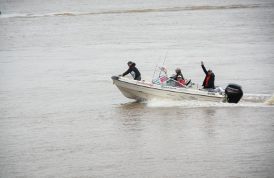 Más de 300 lanchas participaron en la gran fiesta del Dorado en la Isla del Cerrito