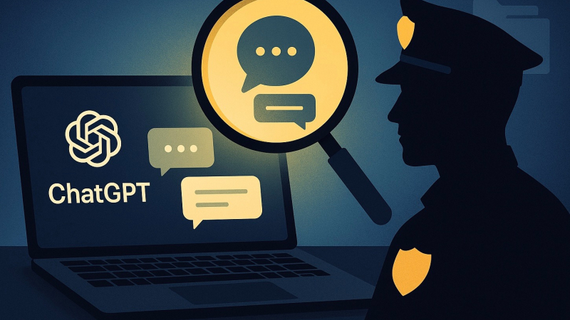 OpenAI podría compartir con la policía las charlas íntimas de los usuarios con ChatGPT