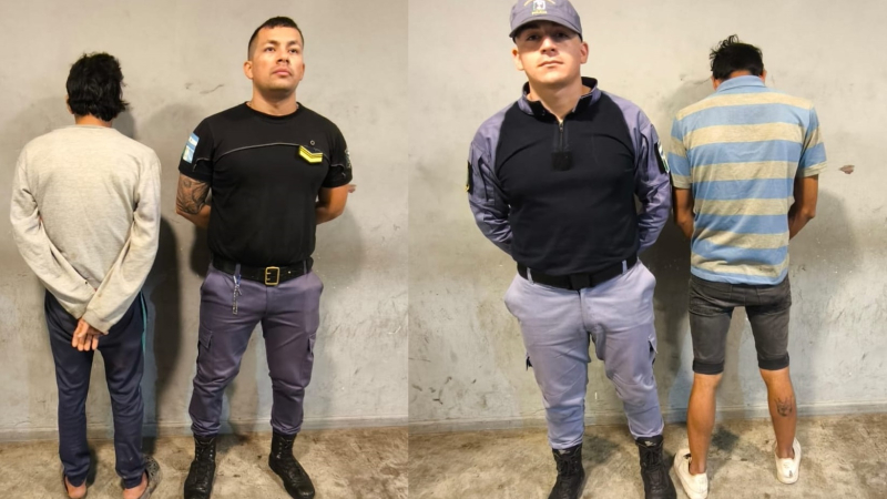Detuvieron a dos sospechosos tras hurto en vivienda de una alumna de policía