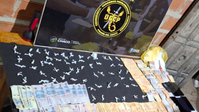 Allanamiento en el barrio 13 de Diciembre: cayó un joven con cocaína y más de un millón de pesos