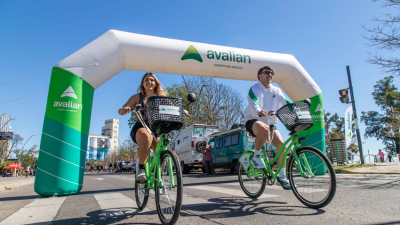 Avalian celebró la movilidad sustentable y el cuidado del corazón con "Yo ❤️ Bici"
