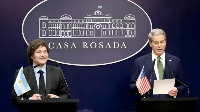 Controversia en Washington por el rescate financiero de EEUU a Milei