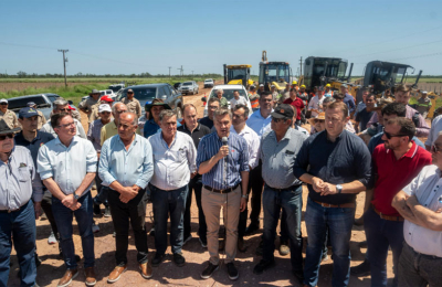 Zdero reactivó pavimentación de la ruta provincial 6