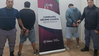 Dos jóvenes detenidos por agredir a un policía durante un control en Resistencia