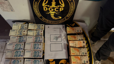 Cayó "Panza" Pacheco: operativo antidrogas con cocaína y más de dos millones de pesos secuestrados