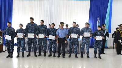 Acto de clausura de Cursos de Capacitación de Grupos Especiales