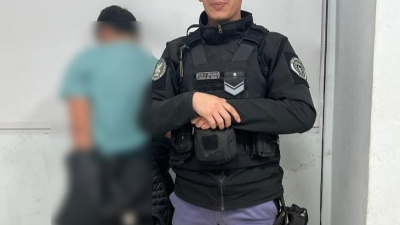 Agredió a un policía durante un control y terminó detenido