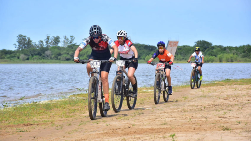 Laguna Oca fue el escenario para la gran final del campeonato formoseño de MTB