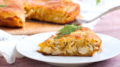 Aprendé la receta infalible para cocinar una riquísima tarta de pollo