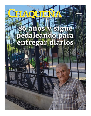 86 años y sigue pedaleando para entregar diarios