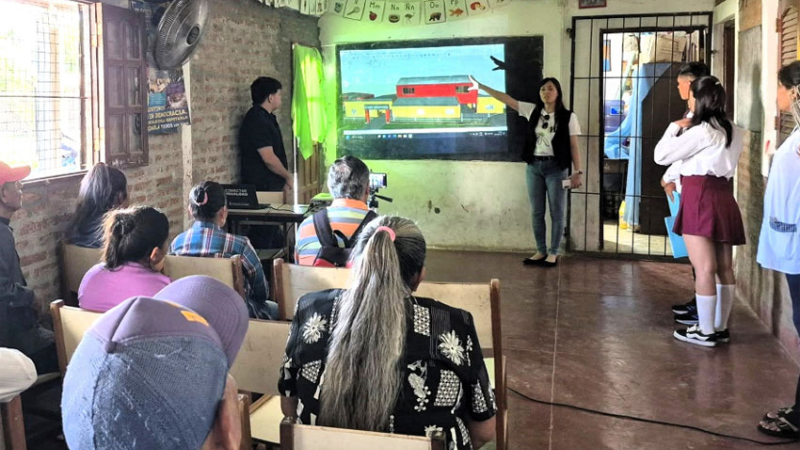 Alumnos de la EET 18 diseñaron planos para ampliación de la Escuela 1081