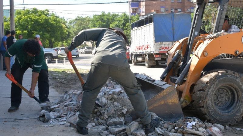 Cuáles son los seis sectores de Resistencia con obras de bacheo