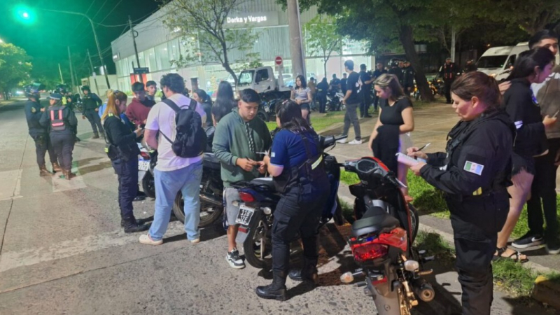 Los festejos en Resistencia dejaron varios siniestros viales y baja incidencia de la pirotecnia