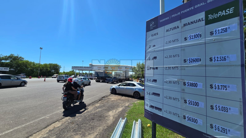 Los peajes en el Chaco aumentaron un 35%