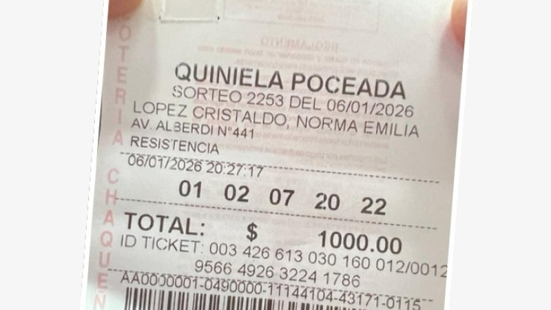 Un docente y un comerciante de Resistencia ganaron a $39 millones