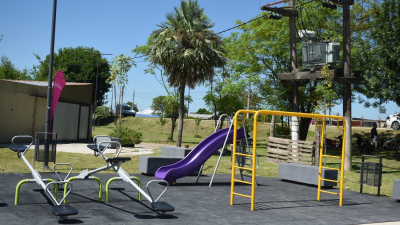 Zdero inauguró una nueva plazoleta en Vilelas