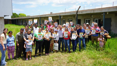 Margarita Belén: 32 familias comienzan una nueva etapa con su vivienda propia