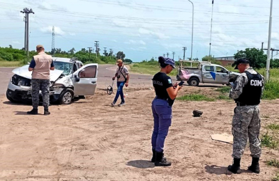 Otro siniestro vial en el peligroso cruce de rutas 4 y 16