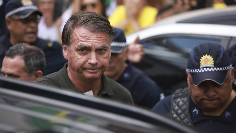 La justicia brasileña negó la solicitud de prisión domiciliaria de Bolsonaro
