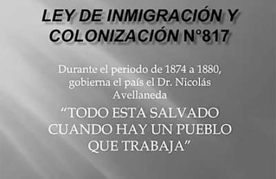 La ley de inmigración que permitió poblar a Resistencia