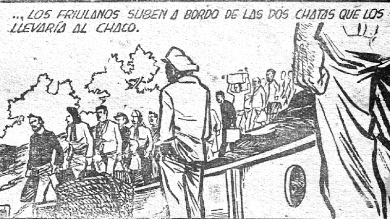 Viaje de los inmigrantes italianos que dieron origen a Resistencia