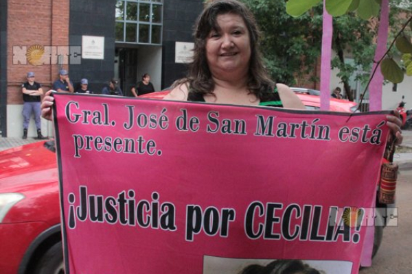 Cobertura de NORTE en la lectura de sentencia por el femicidio de Cecilia Strzyzowski