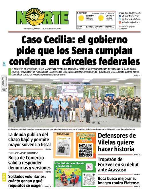 Edición del 15-02-2026