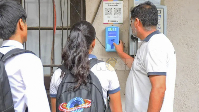 Hoy se activa la carga masiva de SUBE Estudiantil en el Chaco
