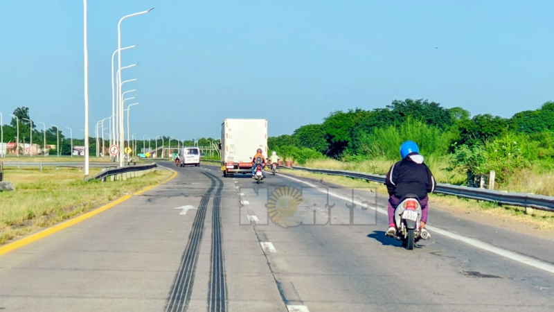 La otra cara del paro: invasión de motos y maniobras peligrosas en la Ruta 16