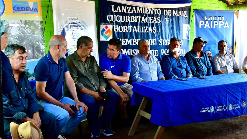 Lanzamiento de la siembra de segunda en Lugones