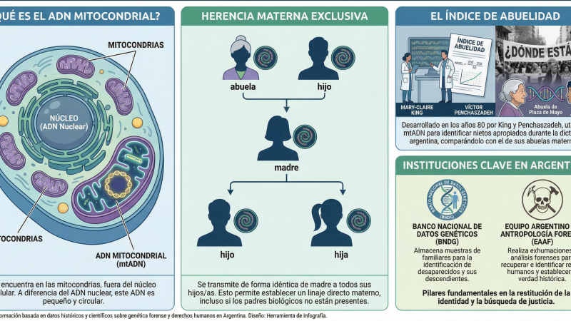Cómo la ciencia ayudó a recuperar la identidad de los nietos robados